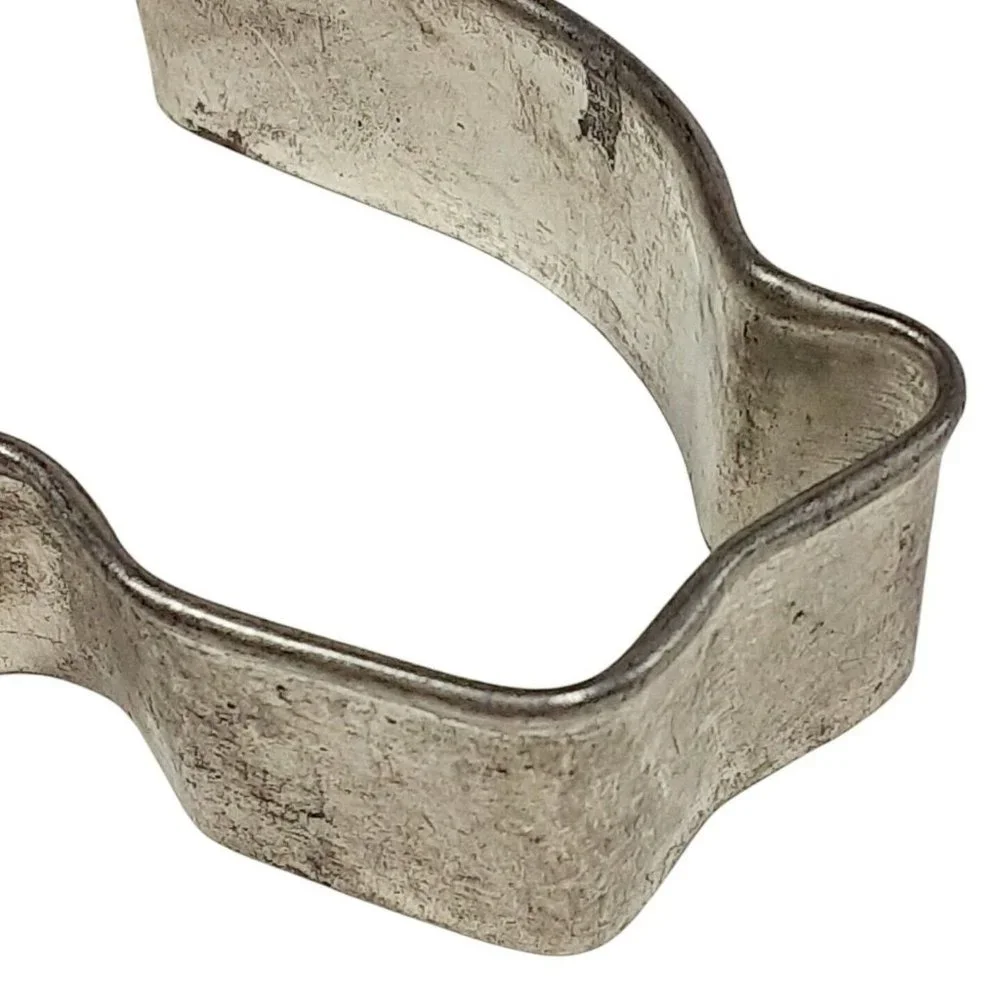 Bunny Rabbit Antique Cookie Cutter Easter Spring Cottage Soldered Metal Bakeware - Picture 5 of 11
